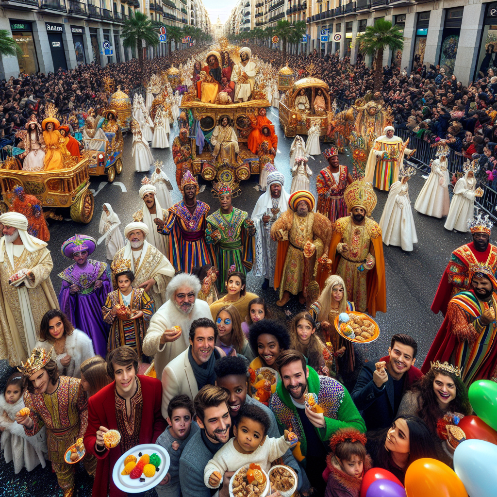 Día De Los Reyes - Madrid Painting Diamond Kit