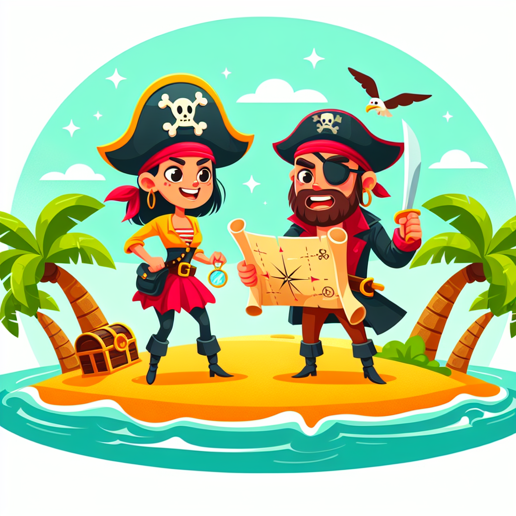 Pirate's Island Treasure Hunt Painting Diamond Kit