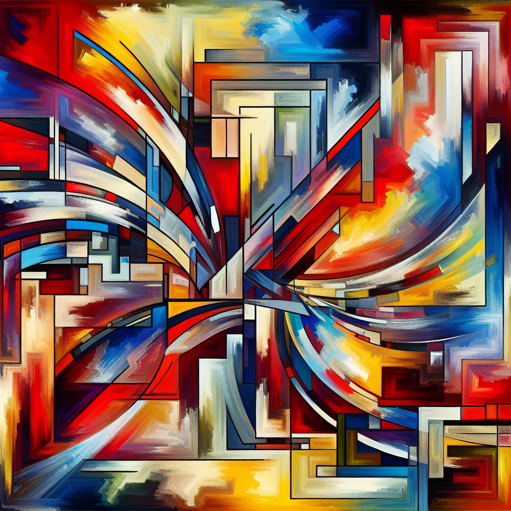 Modern Abstract Harmony DIY Paint By Diamonds