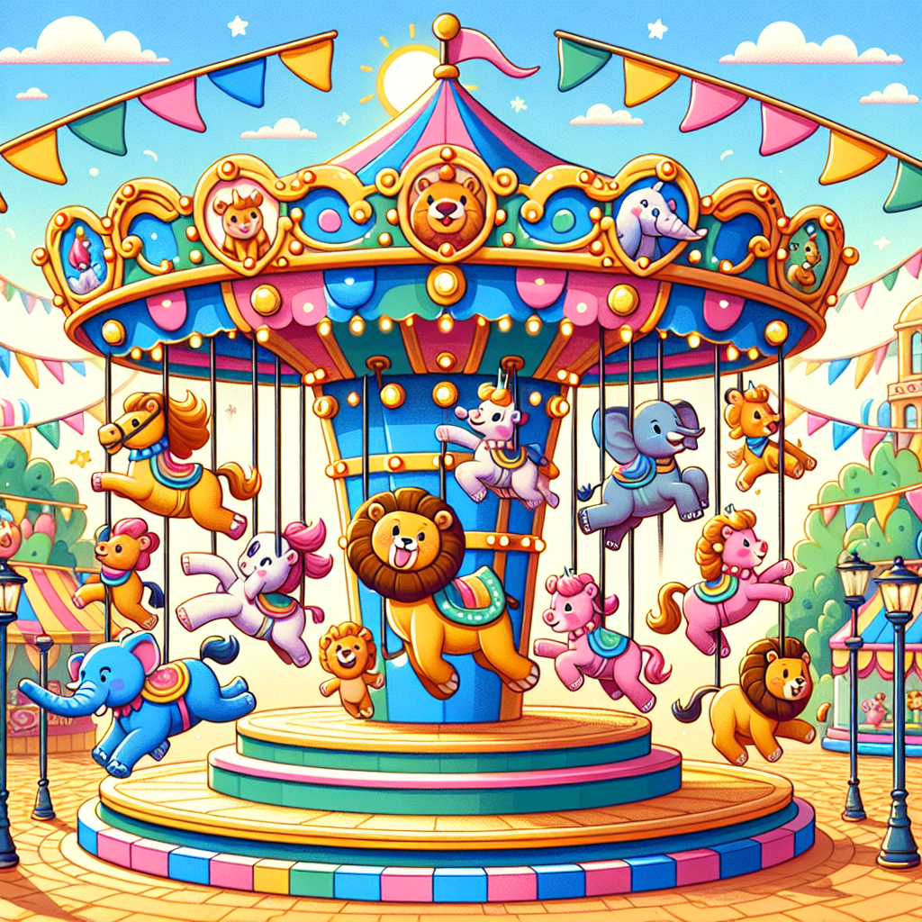 Merry Merry-go-round Paint By Color