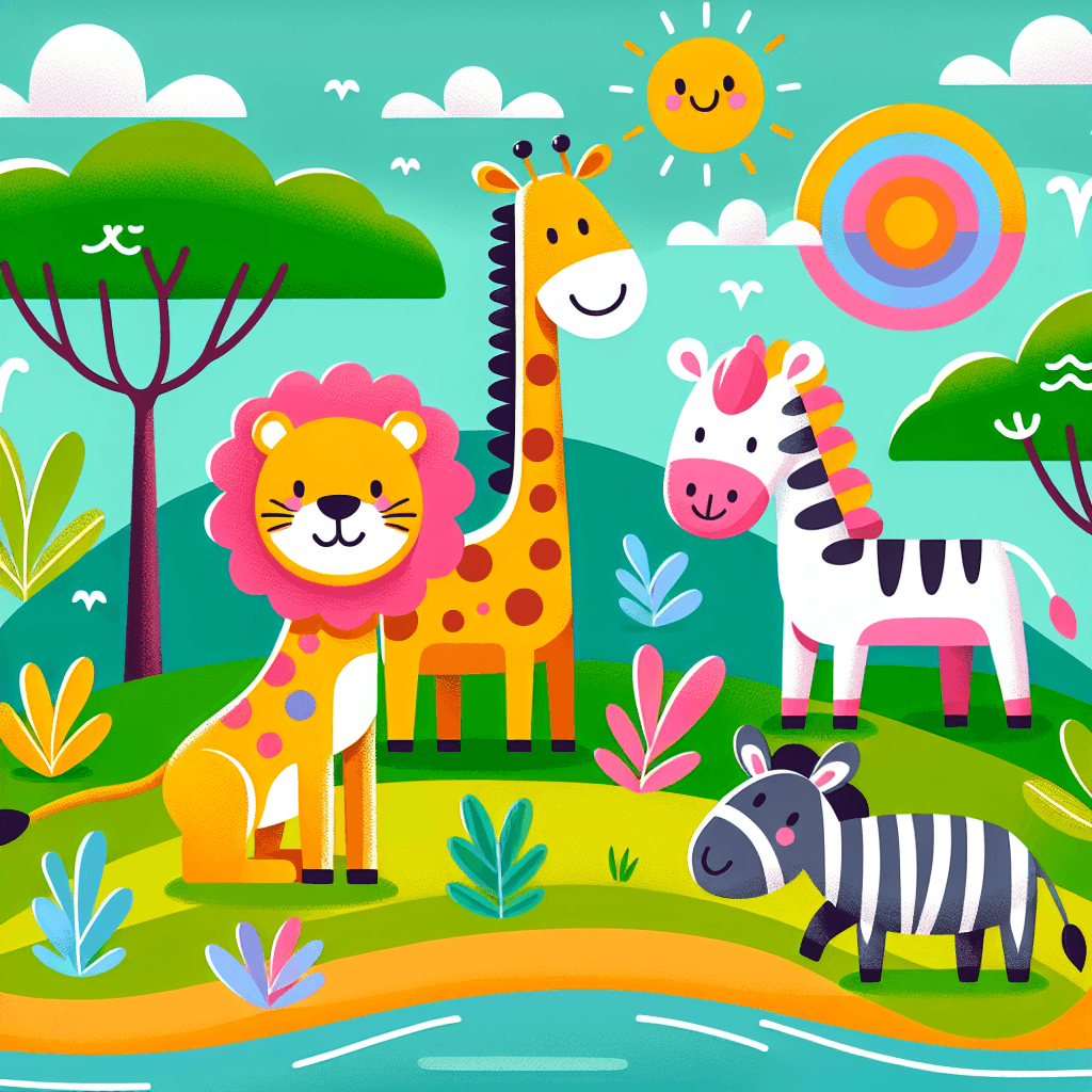 Jolly Jungle Safari Diamond Painting