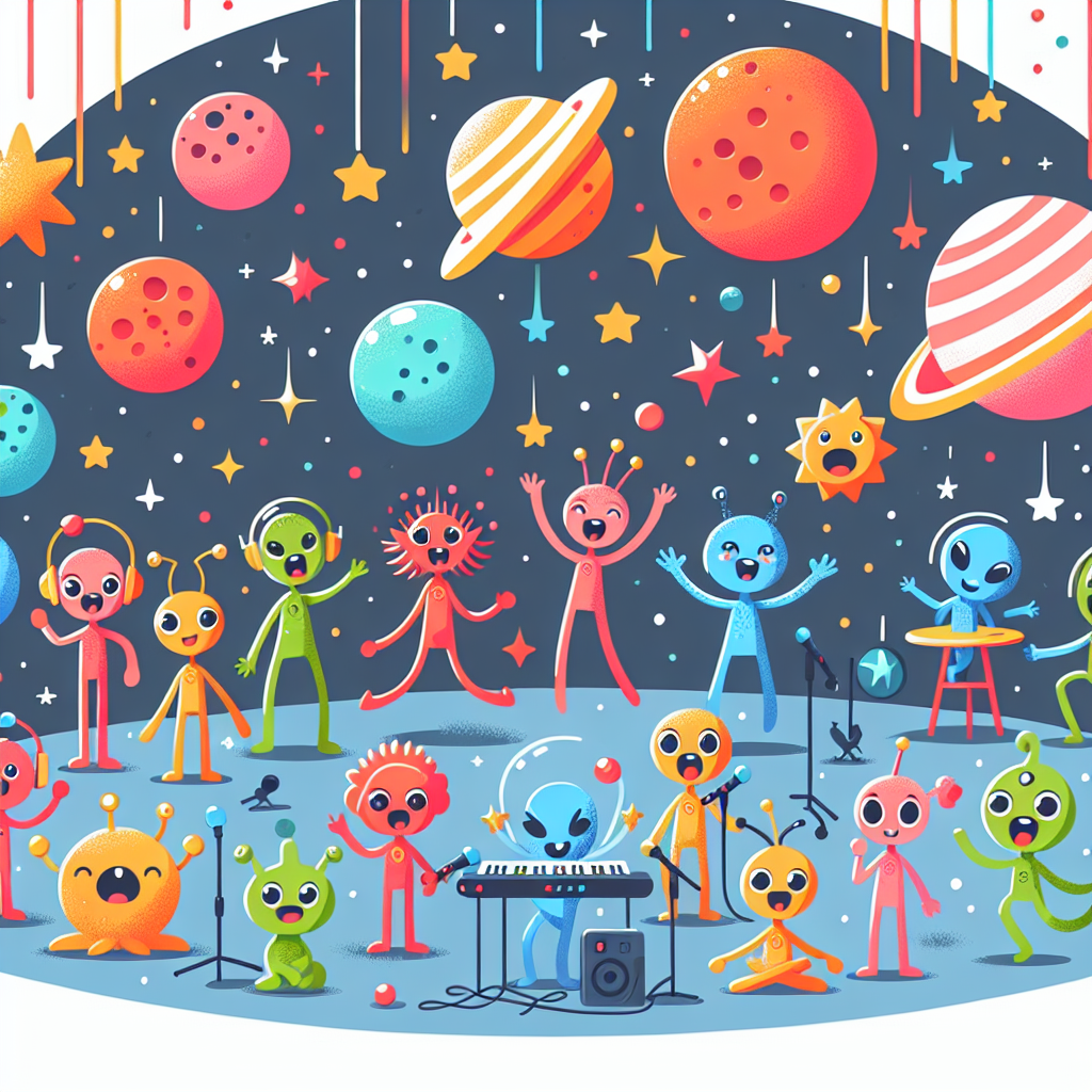 Outer Space Party Paint By Color