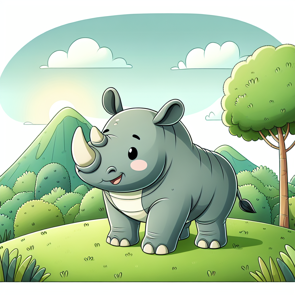 Adventurous Rhino Painting By Diamonds Kit
