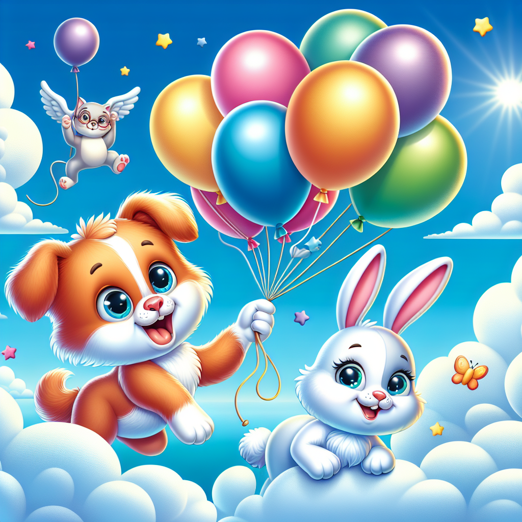 Flying High With Balloons Paint By Color