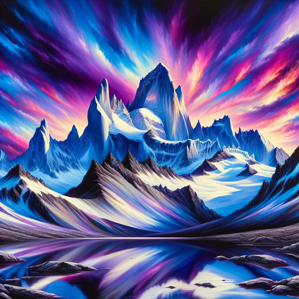 Snow-Capped Peak Majesty Diamond Painting
