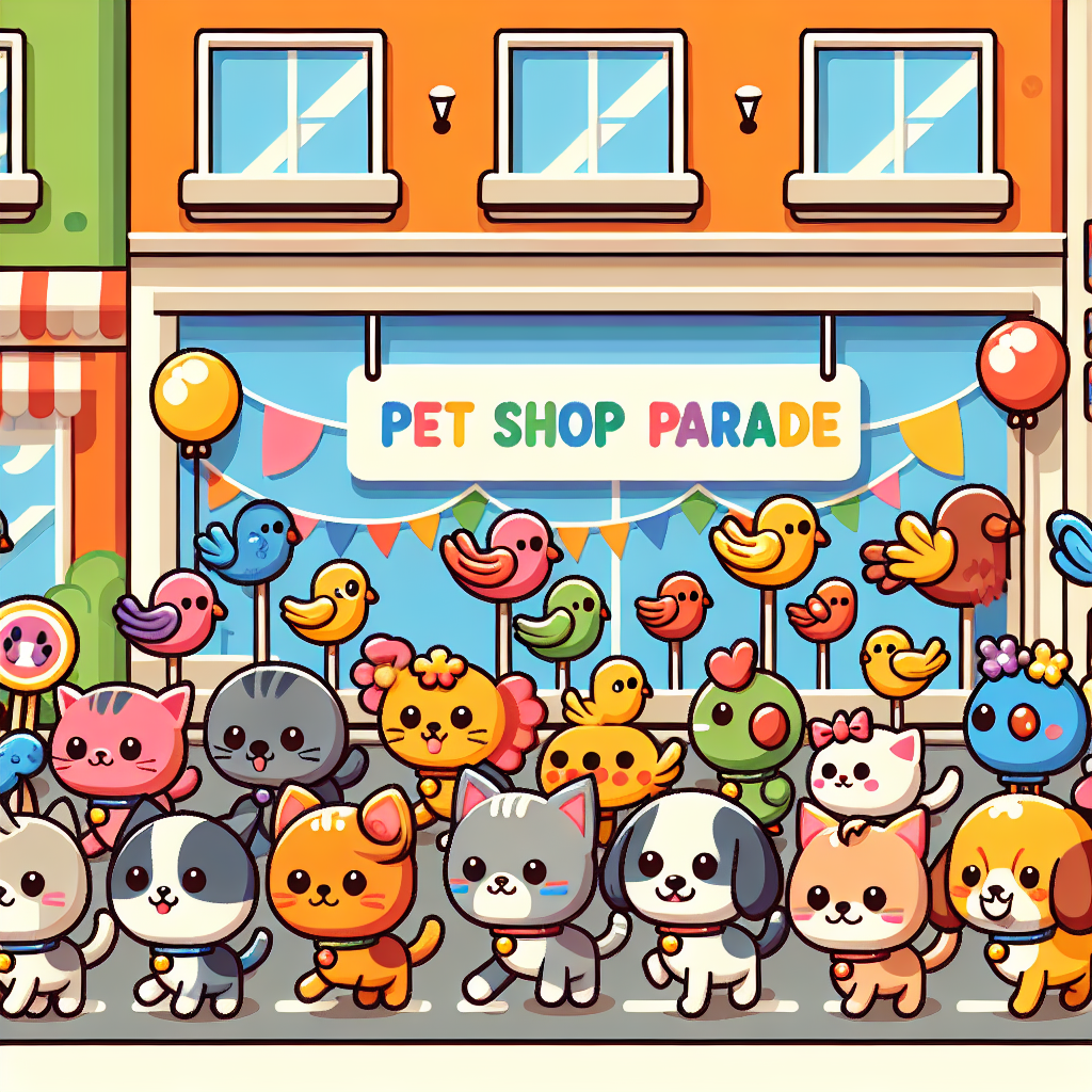 Pet Shop Parade Diamond Painting