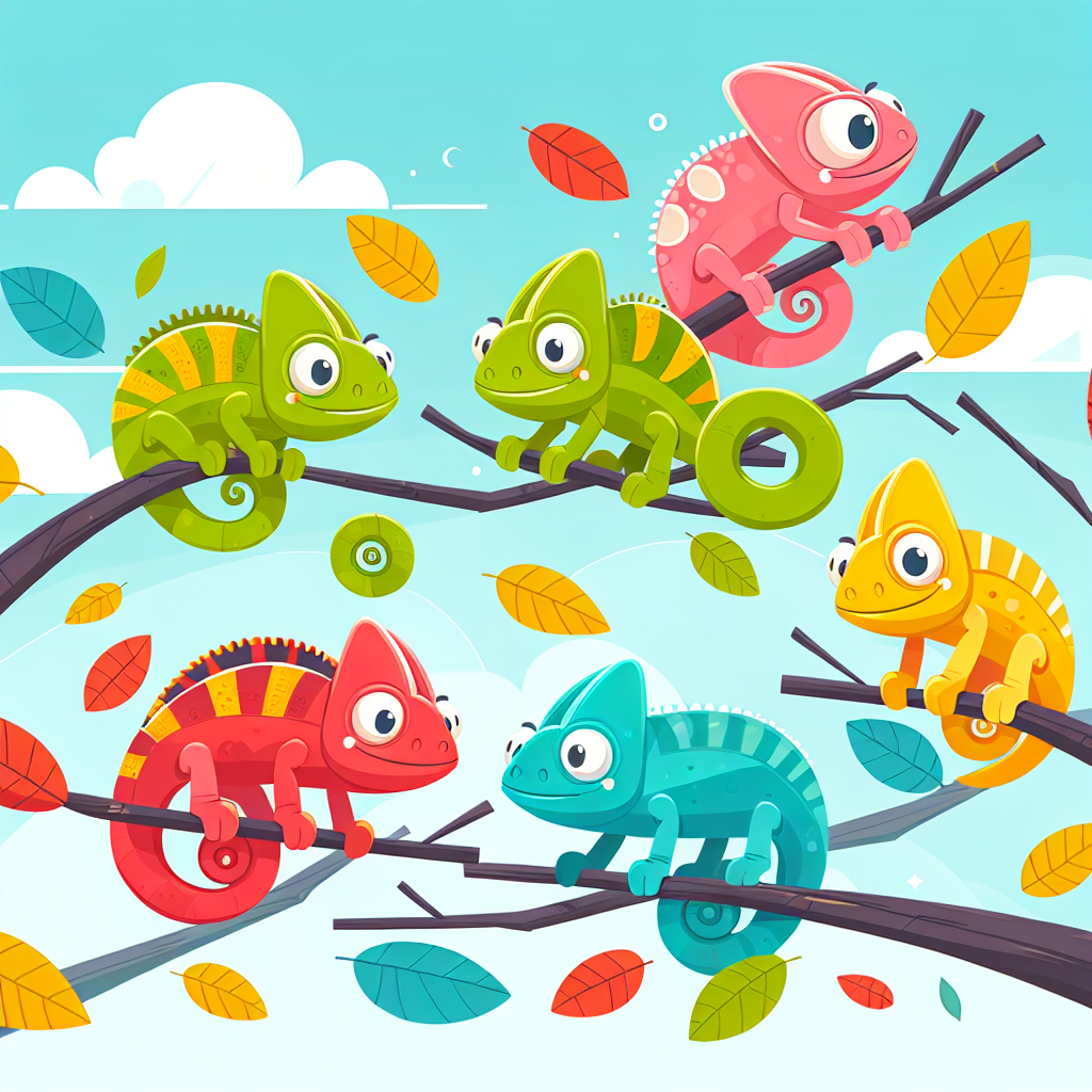 Curious Chameleons Diamonded Painting Kits