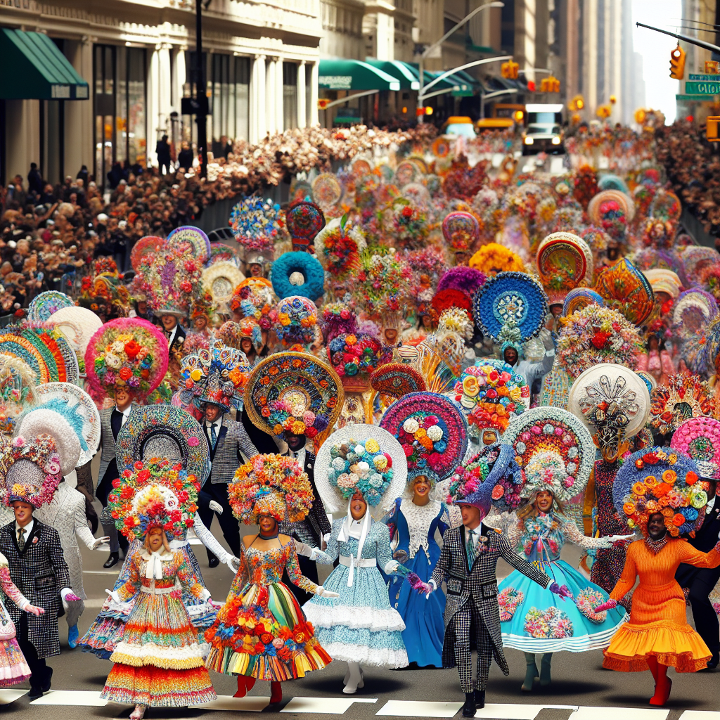 Easter Parade - New York City Paint By Color