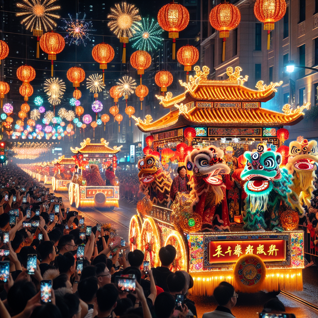 Chinese New Year Parade - Hong Kong Paint By Diamond