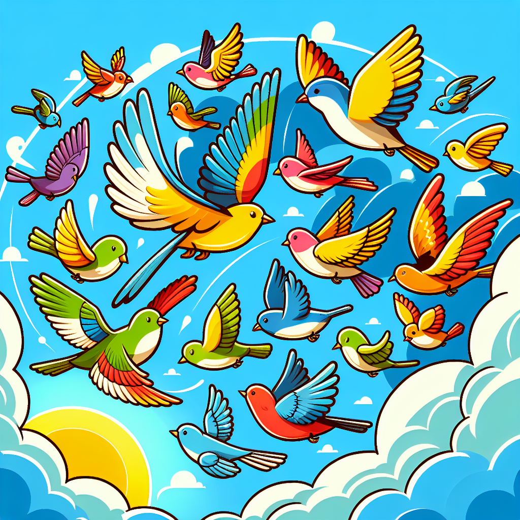 Rainbow Bird Carnival Paint By Diamonds Art
