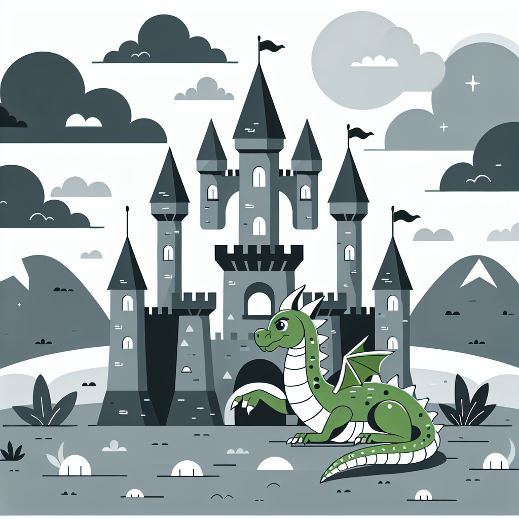 Royal Dragon Castle Painting Diamond Kit