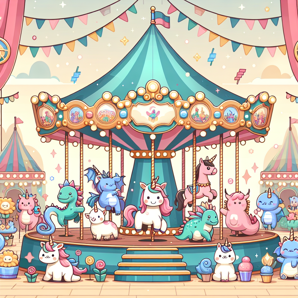 Magical Carousel Journey Painting By Diamonds Kit