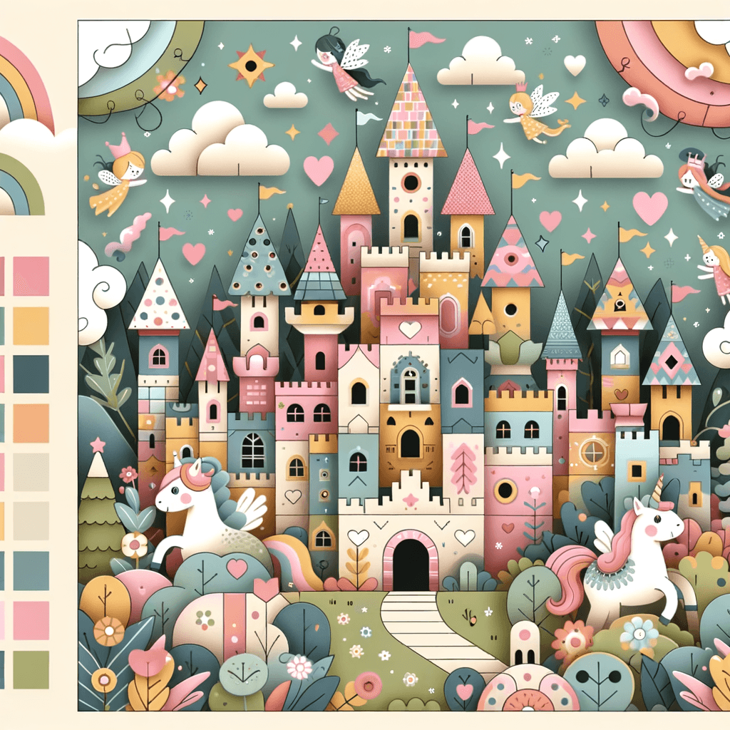 Playful Fairy Tale Kingdom 5D DIY Paint By Diamond Kit – Original Paint ...