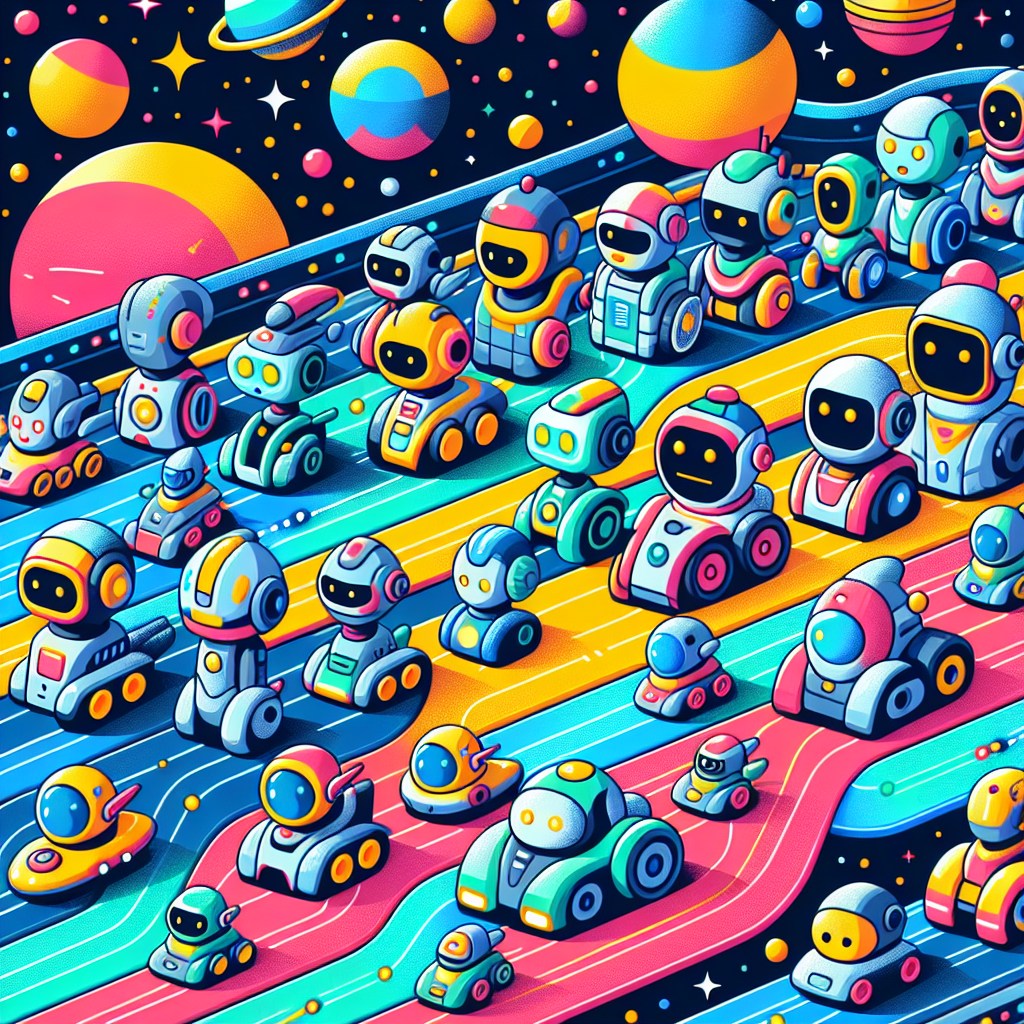 Galactic Robot Race Paint By Diamonds Kits