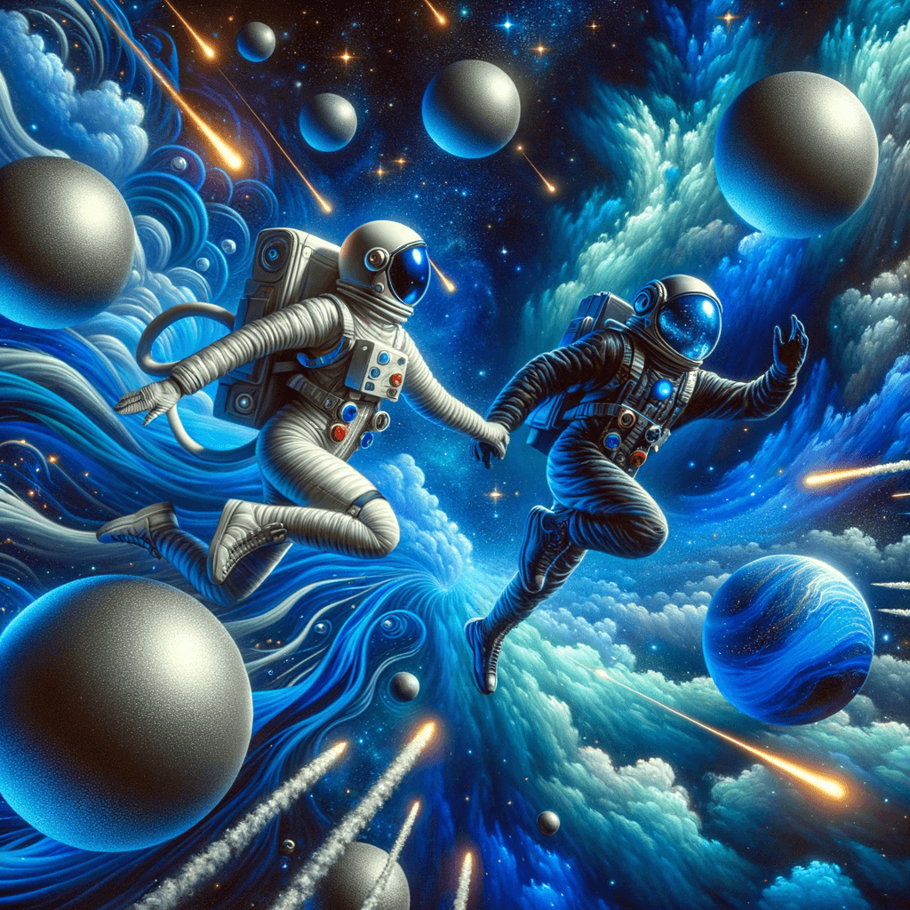 Astronaut's Galactic Adventure Paint By Diamonds Kits