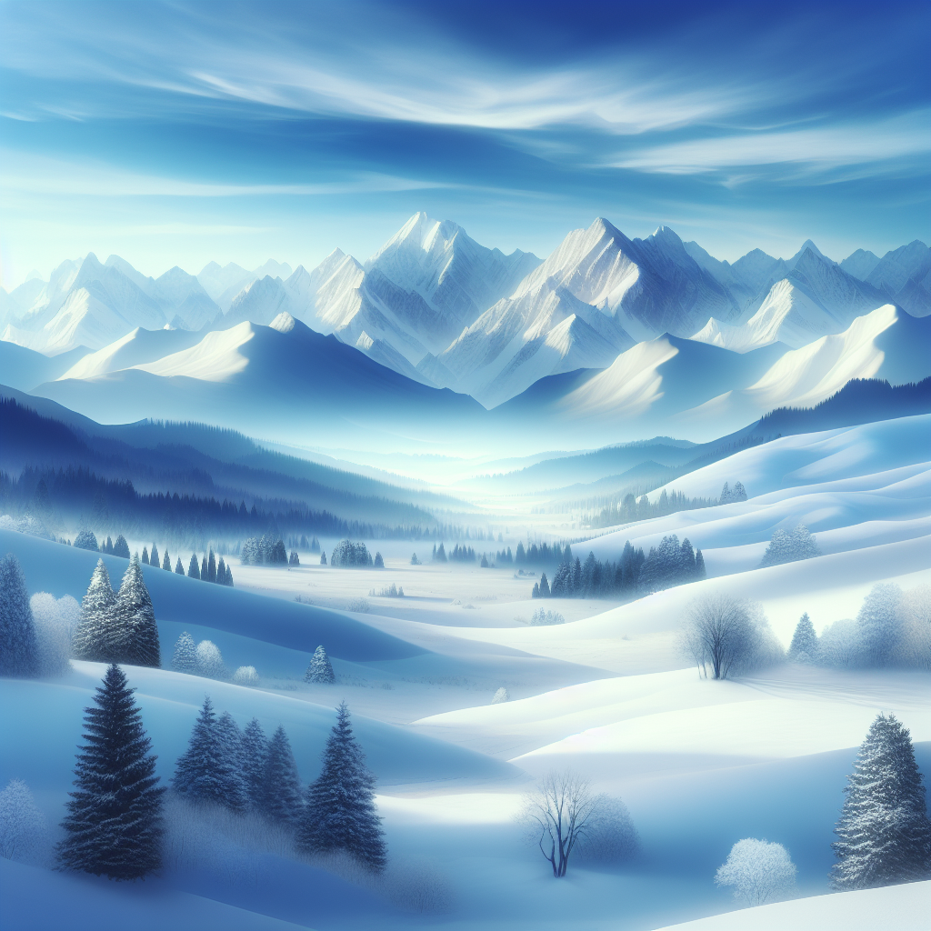 Snowy Mountain Escape Paint By Diamond