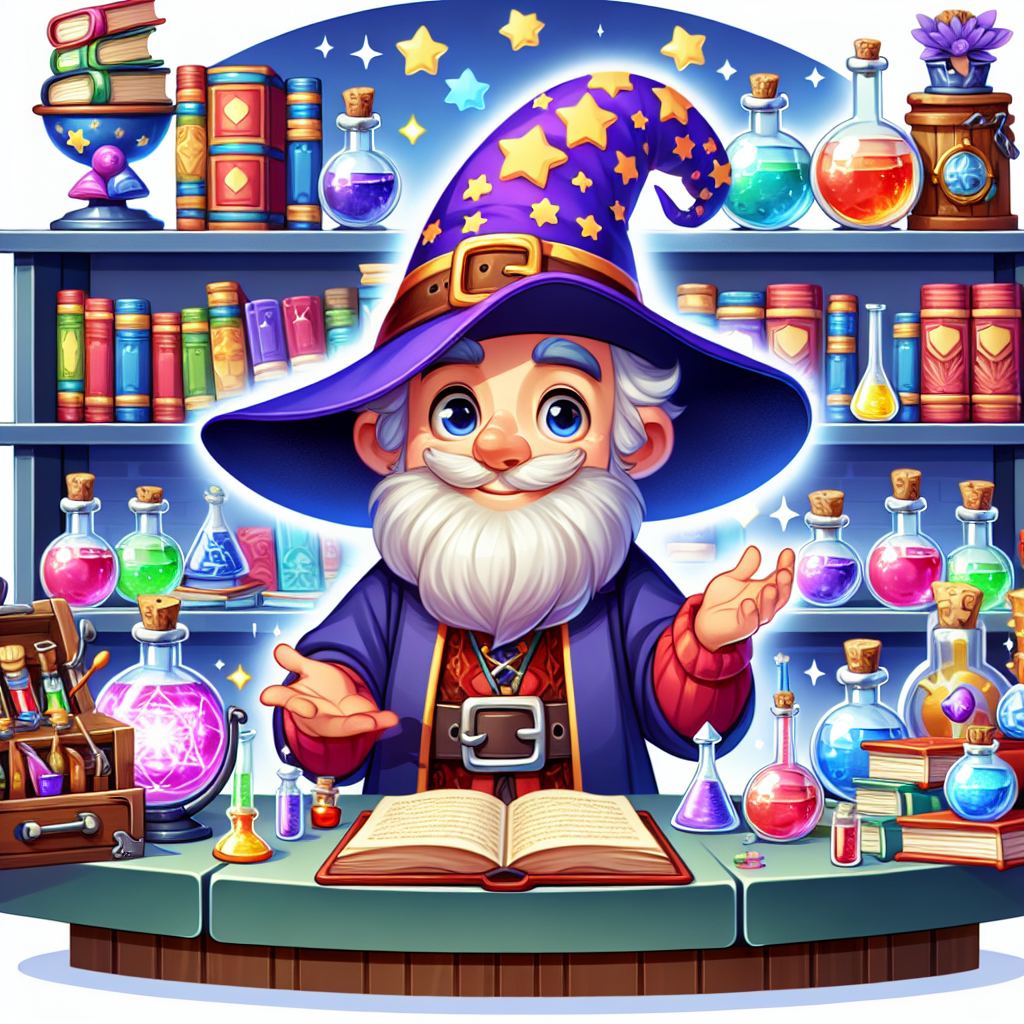 Magic Wizard's Workshop Paint By Diamonds