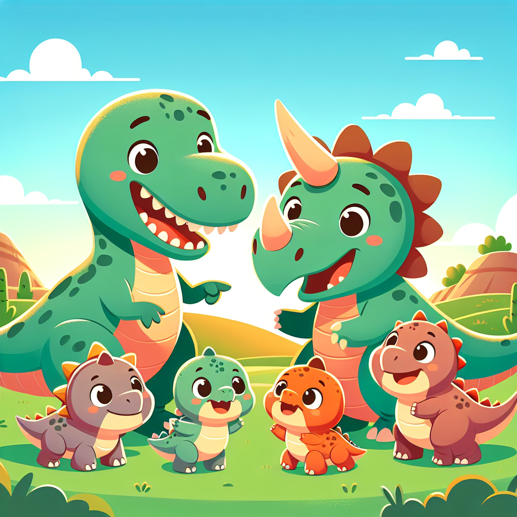 Happy Dino Family Paint By Diamonds Kits