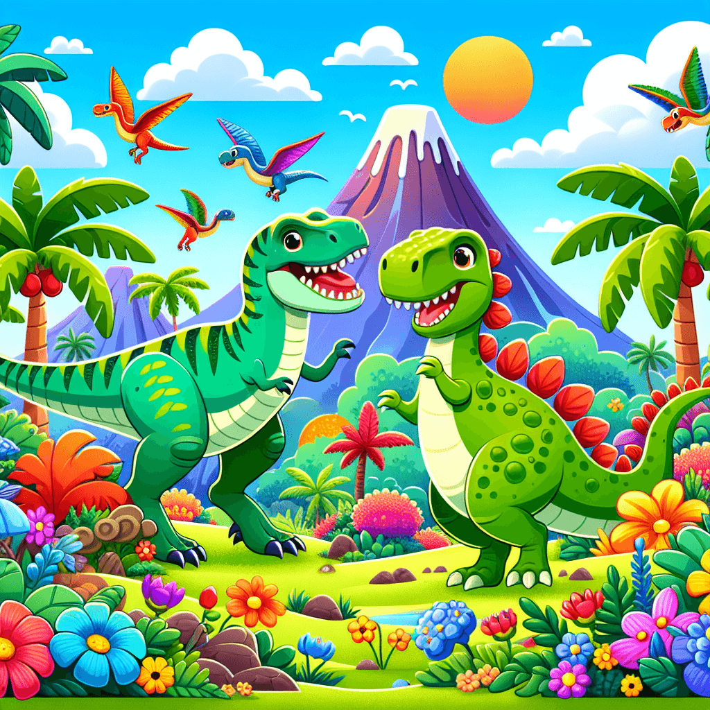 Exploring Dinosaur Island Paint By Color
