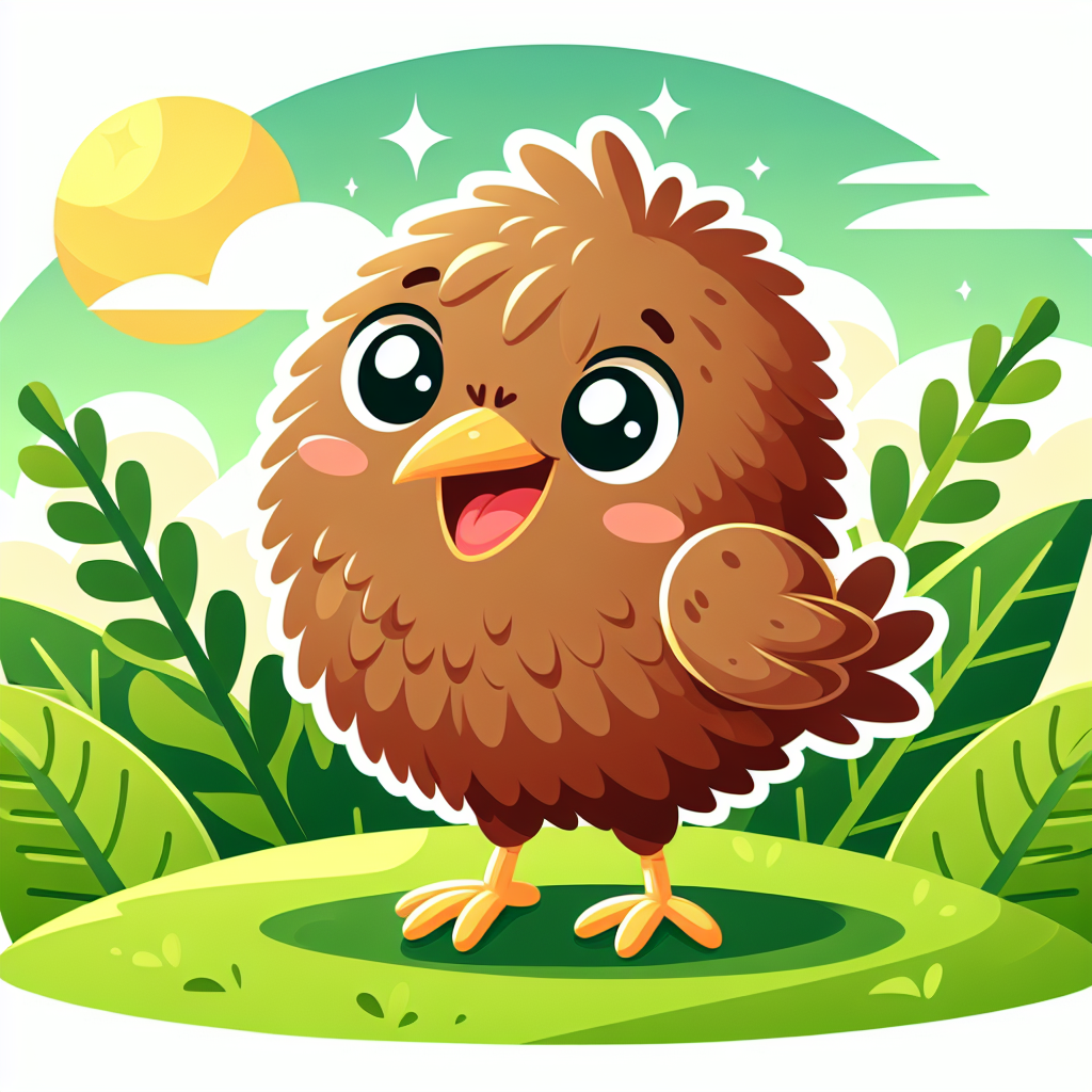 Giggling Kiwi Painting By Diamonds Kit