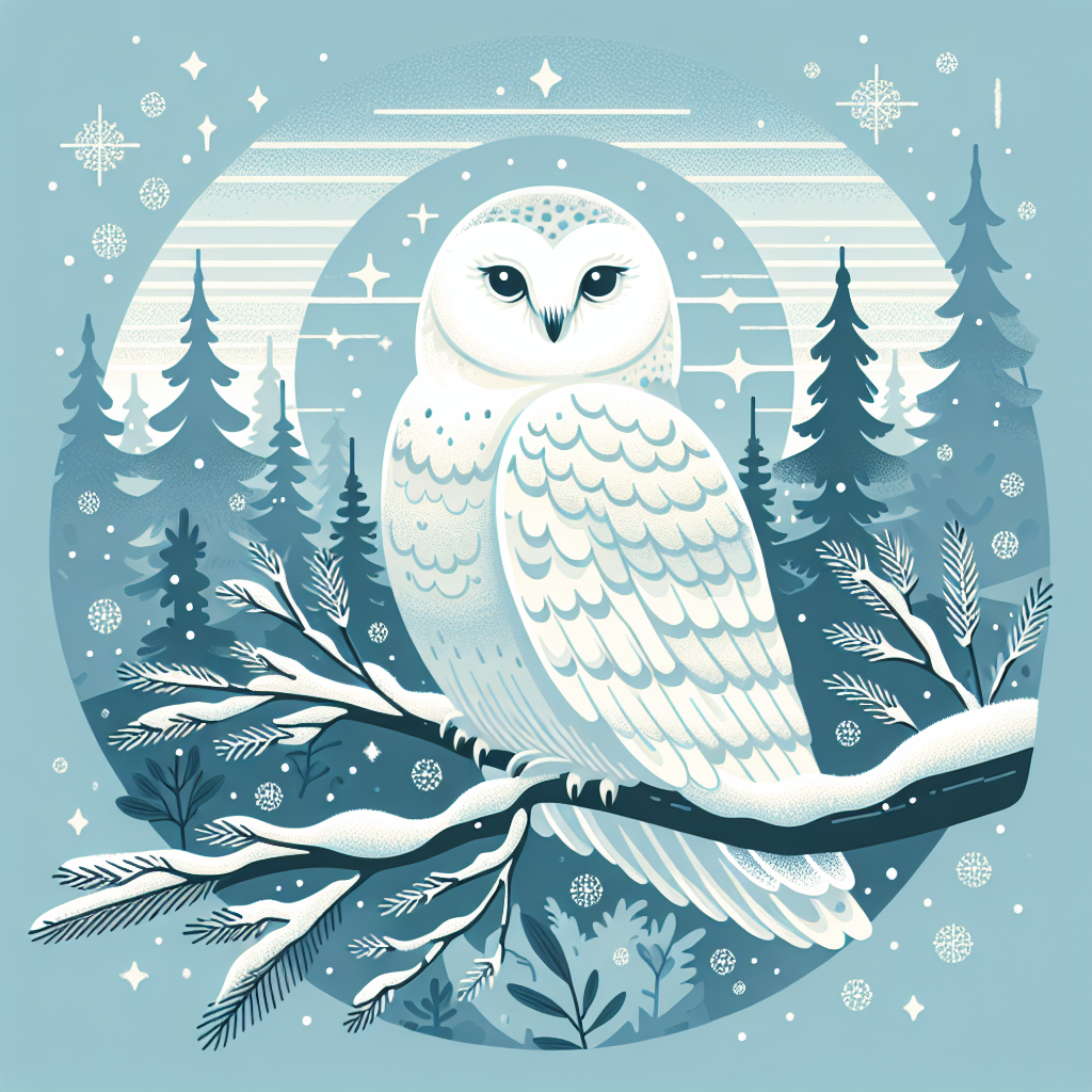 Charming Snowy Owl Paint By Diamond