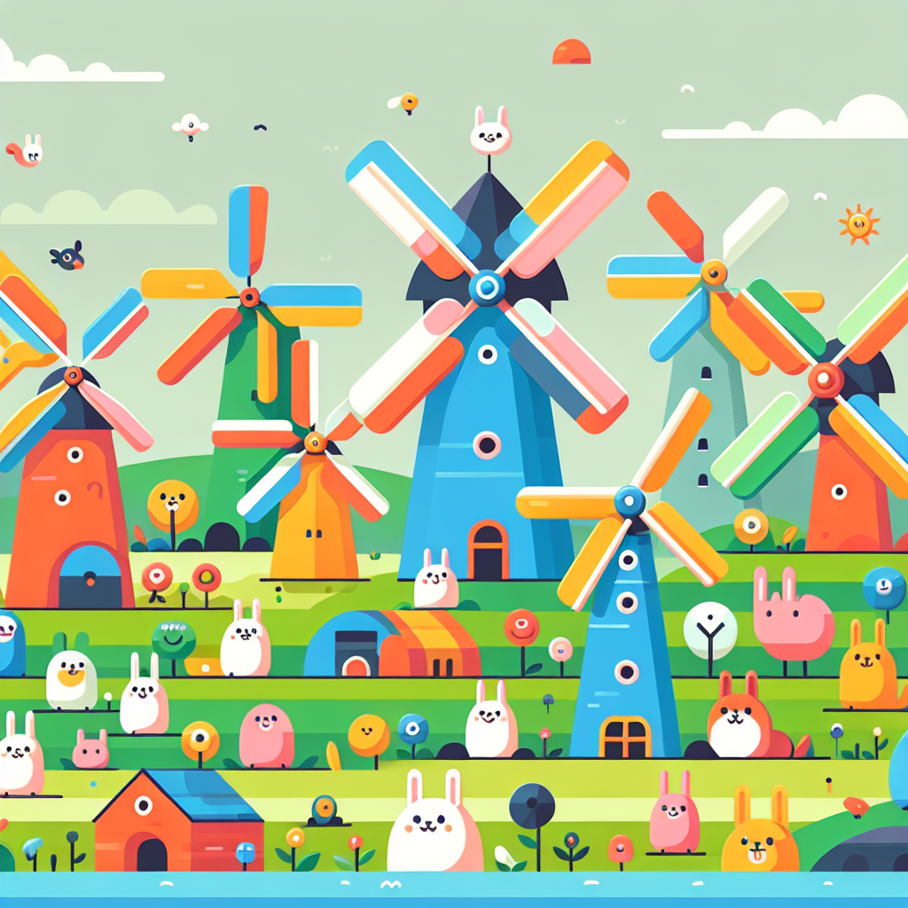 Wacky Windmill World Paint By Diamond