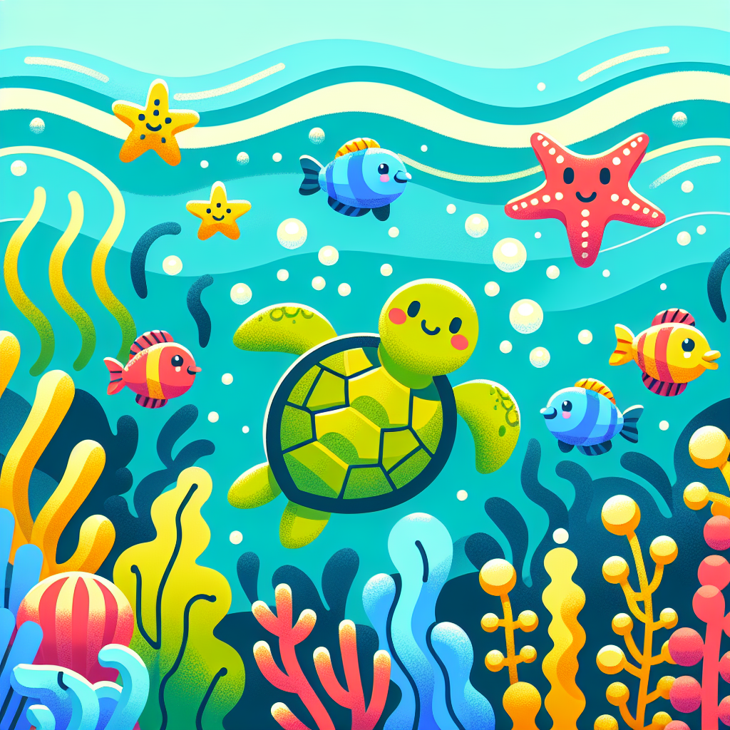 Friendly Ocean Critters Diamonded Painting Kits
