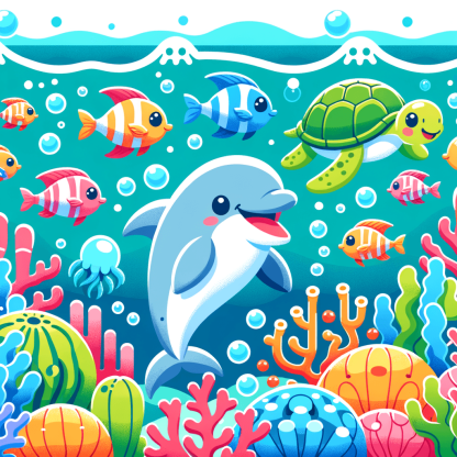 Colorful Undersea Kingdom Diamond Painting