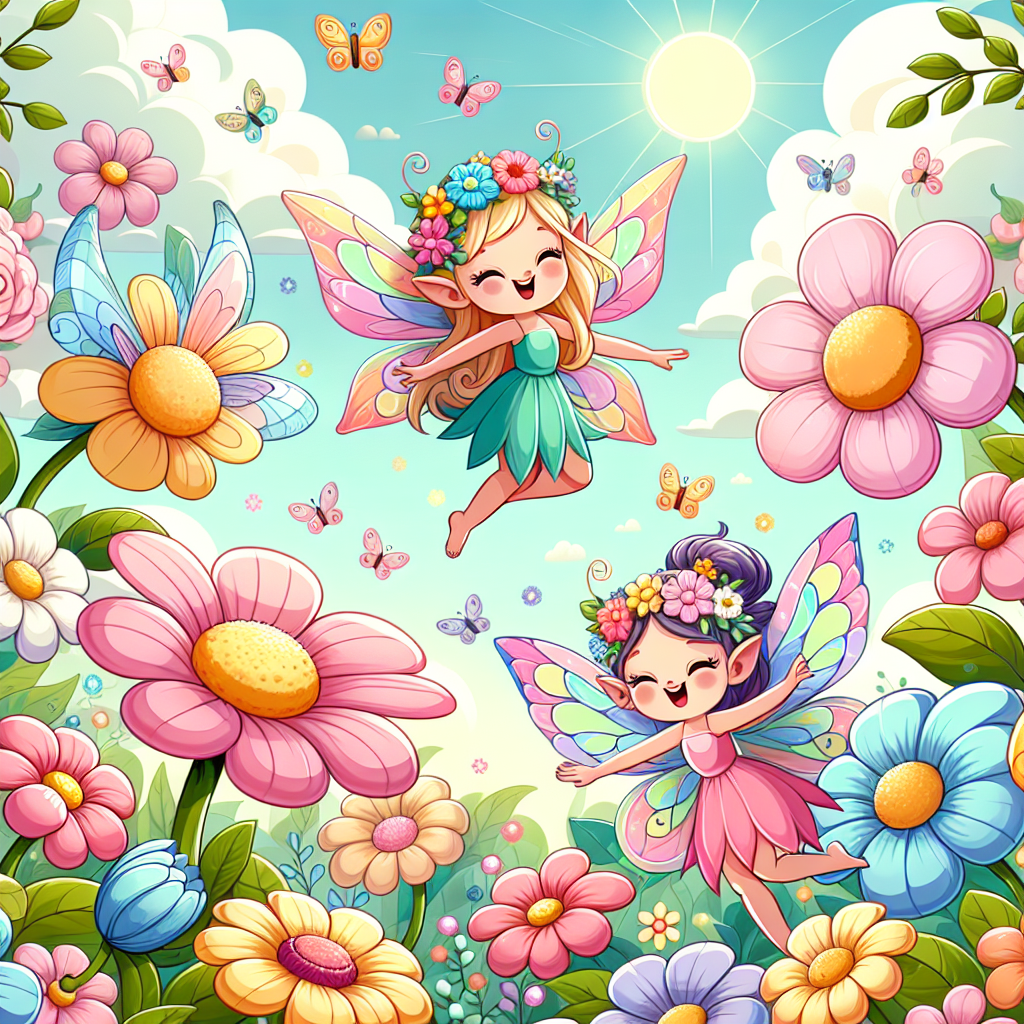 Enchanting Flower Fairies Paint By Color