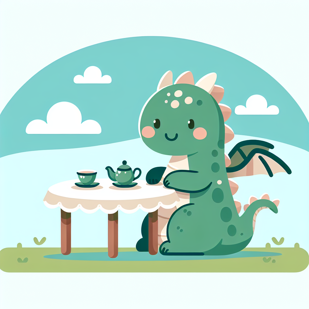 Dragon's Tea Party Paint By Diamond