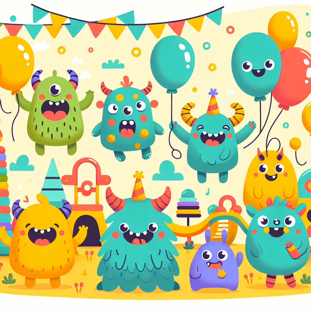 Bubbly Monsters Playdate Paint By Diamonds Kits