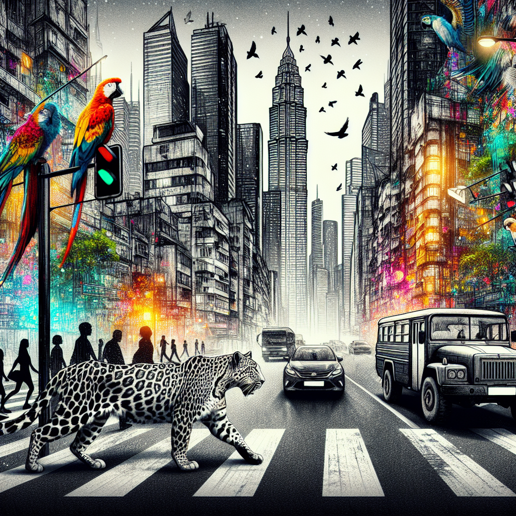 Urban Jungle Adventure Paint By Diamond