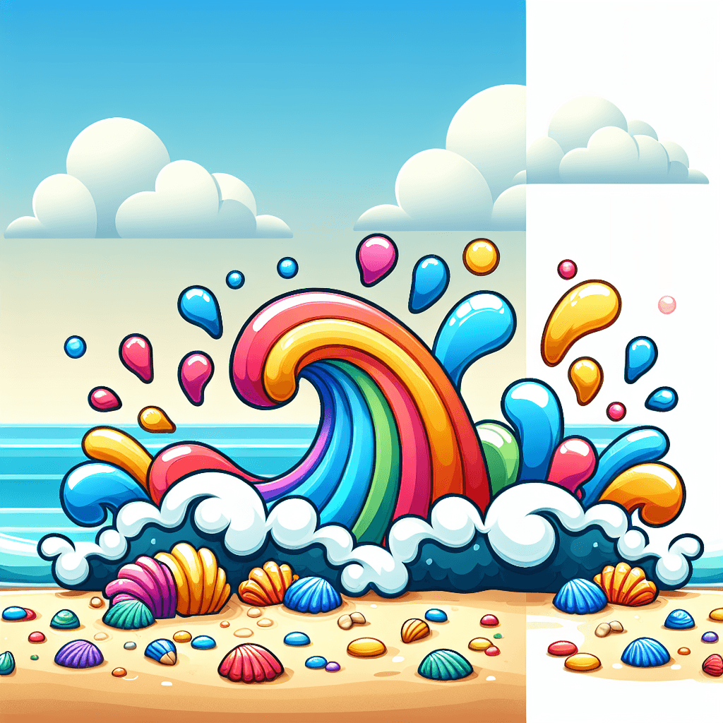 Vibrant Ocean Waves Paint By Diamonds Kits