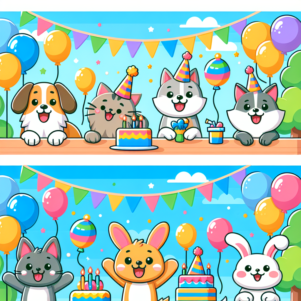 Whimsical Pet Party Diamonded Painting Kits