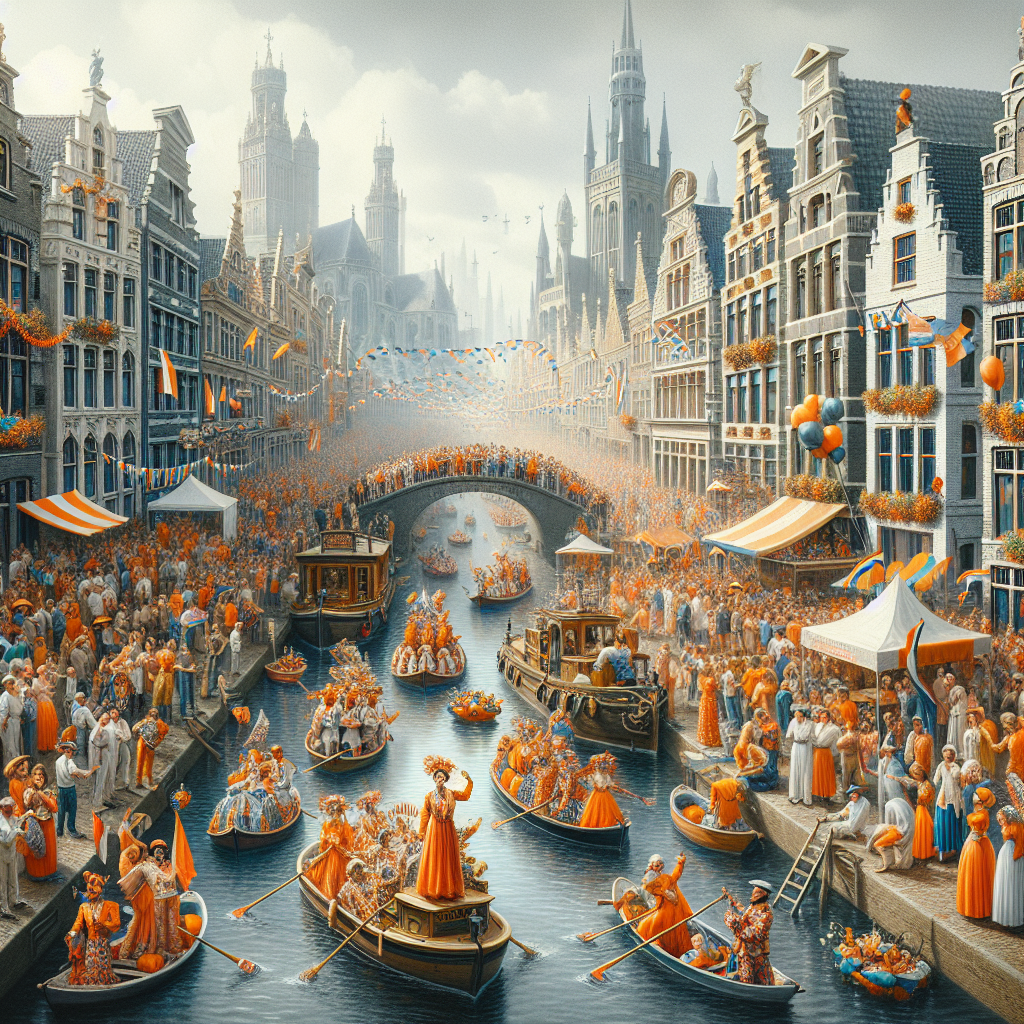 Queen's Day (King's Day) - Amsterdam Paint By Diamonds Kits