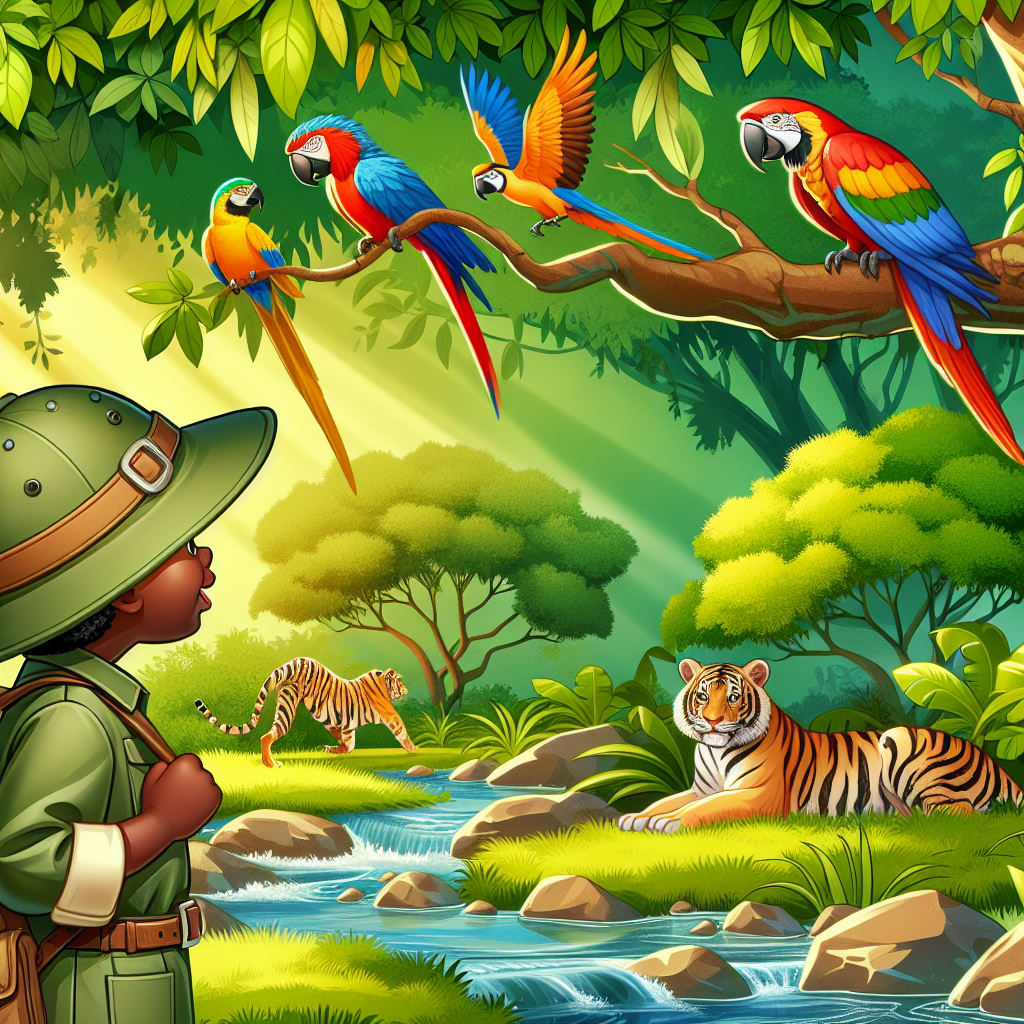 Jungle Explorer Expedition Painting By Diamonds Kit