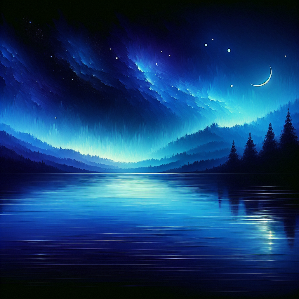 Sapphire Nightfall Serenade Paint By Diamonds