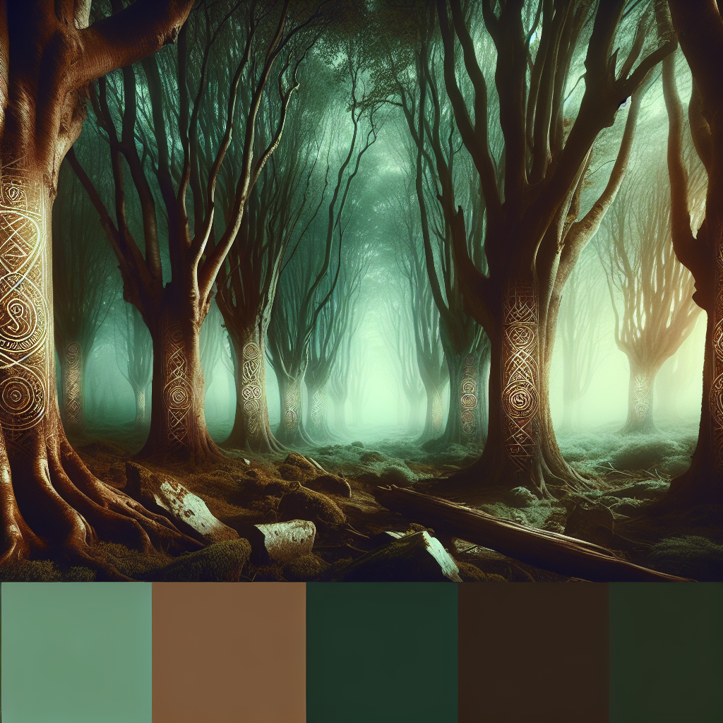 Celtic Mythical Forest Diamond Painting