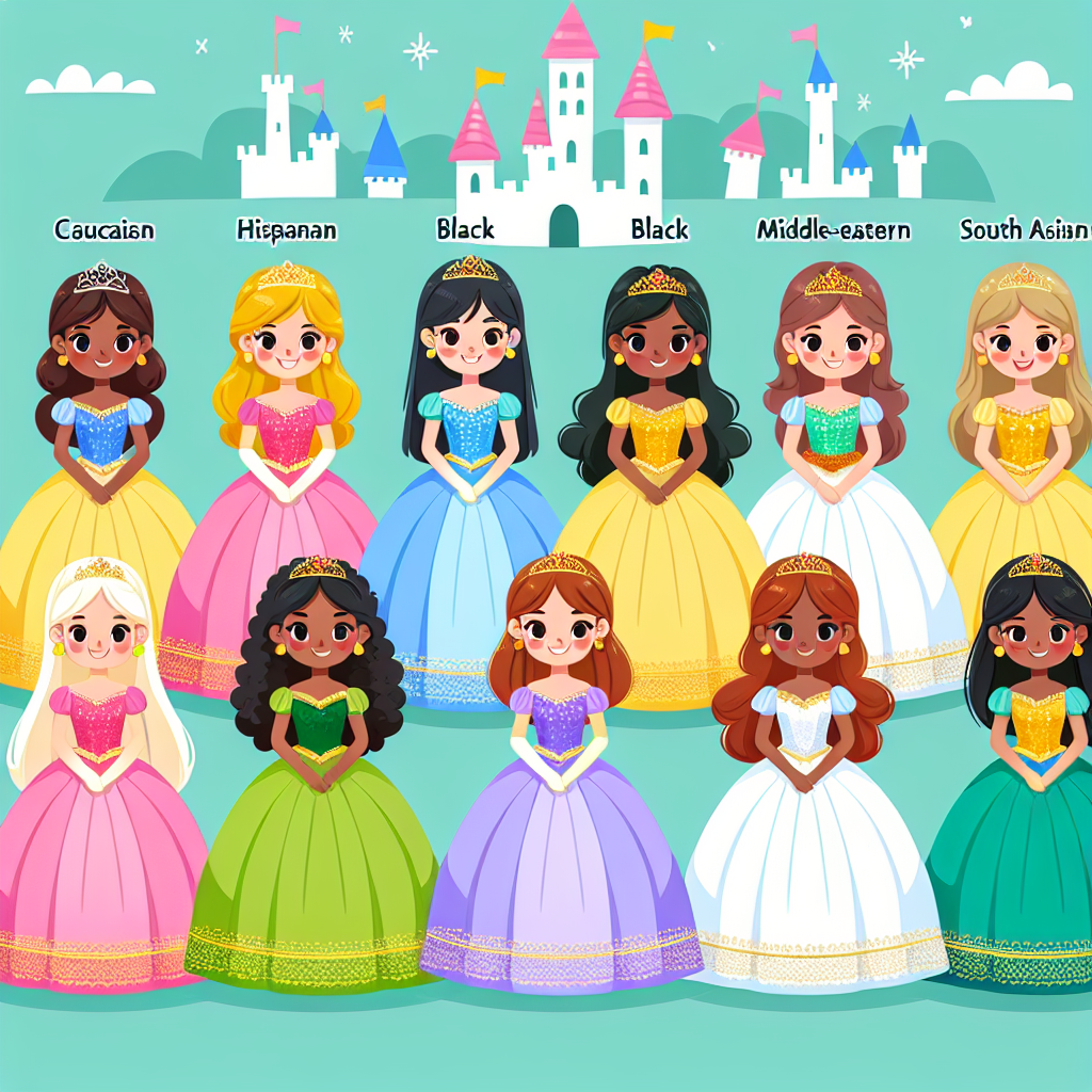 Fairytale Princess Parade Painting Diamond Kit