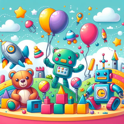 Adventures In Toyland Paint By Color