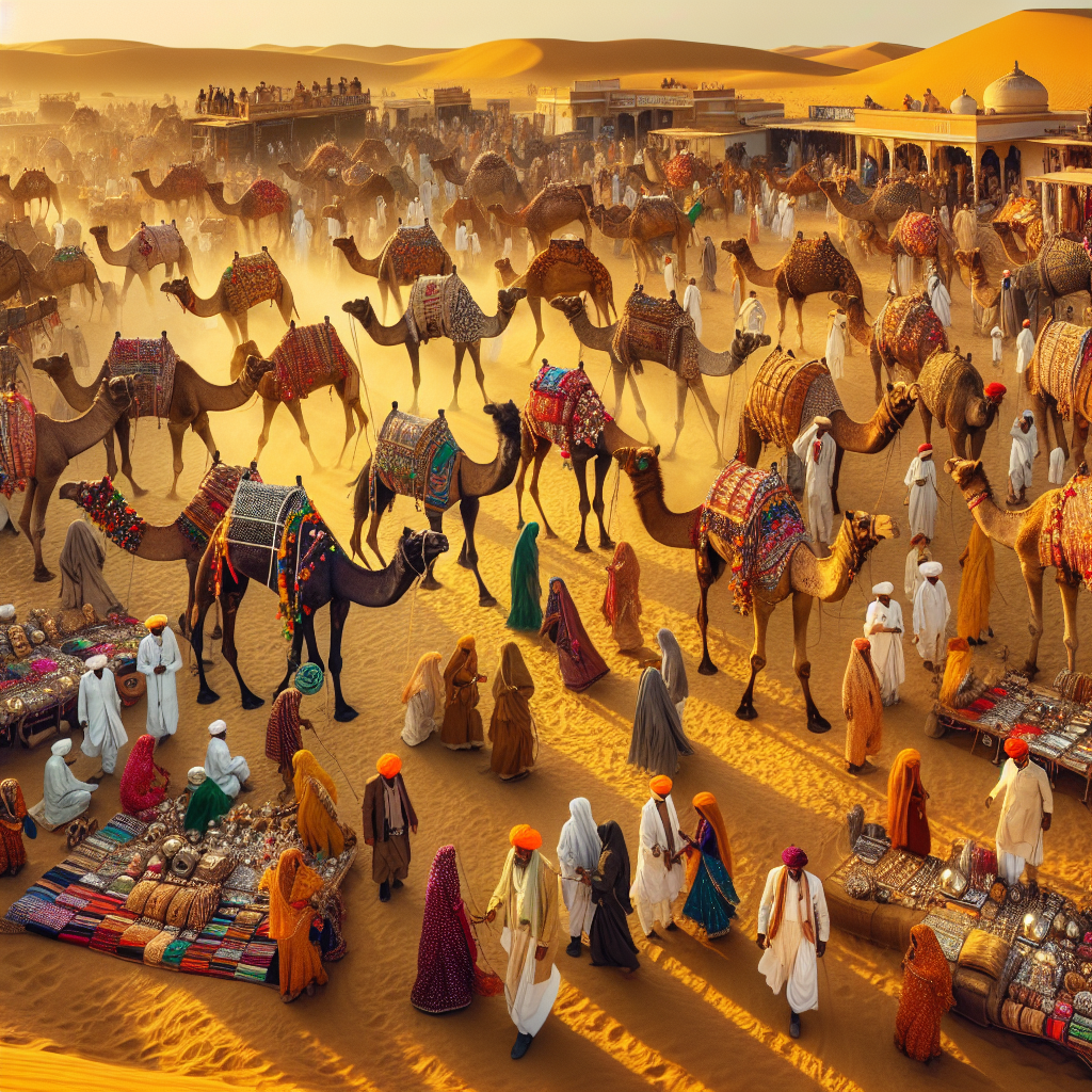 Pushkar Camel Fair Diamond Painting