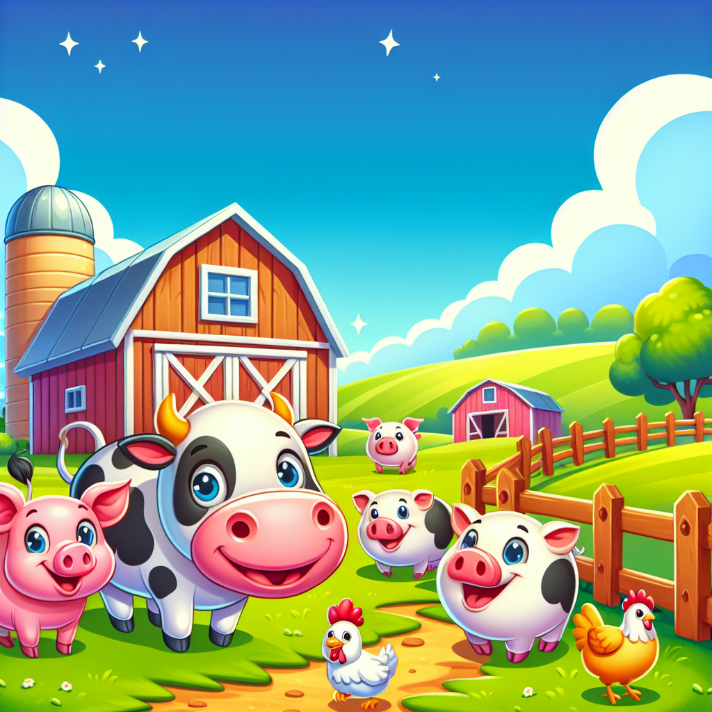 Happy Farmyard Day Painting Diamond Kit