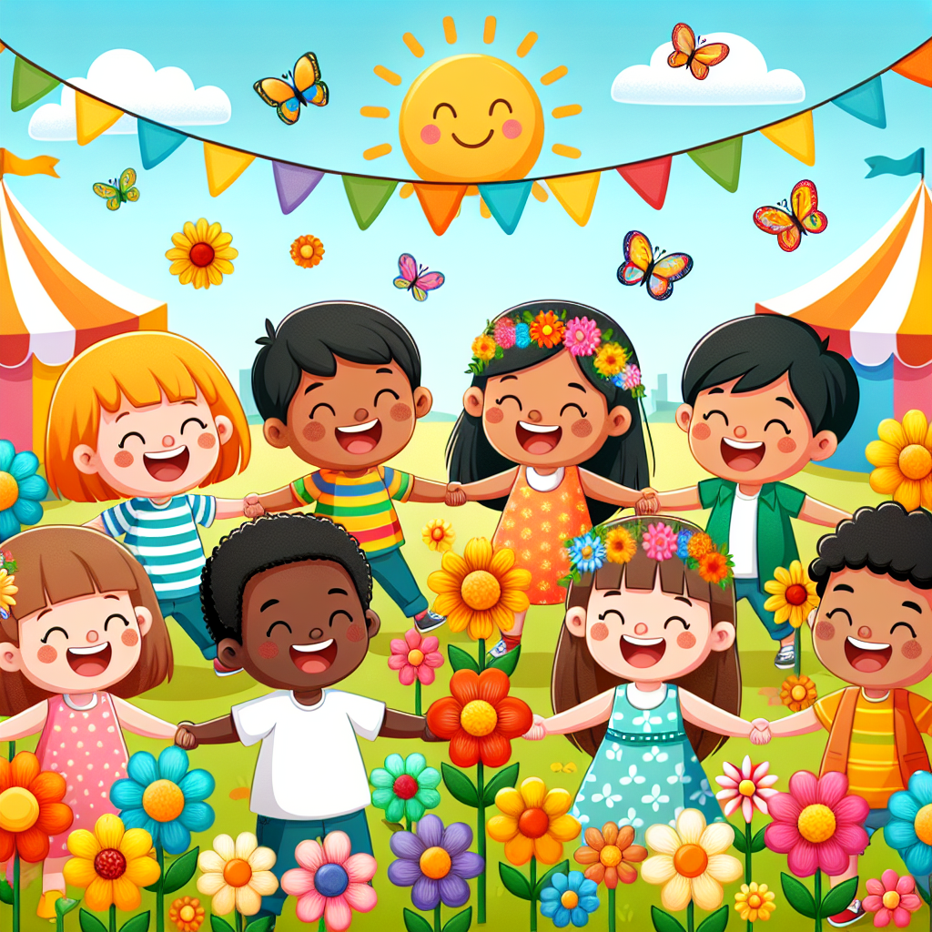 Sunny Flower Festival Paint By Color