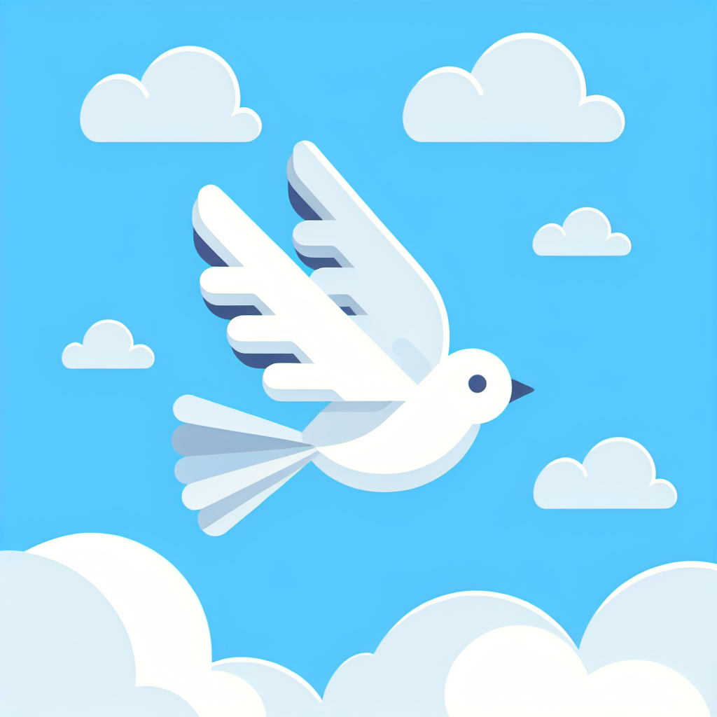 Blissful Bird's Sky Soar Diamond Painting