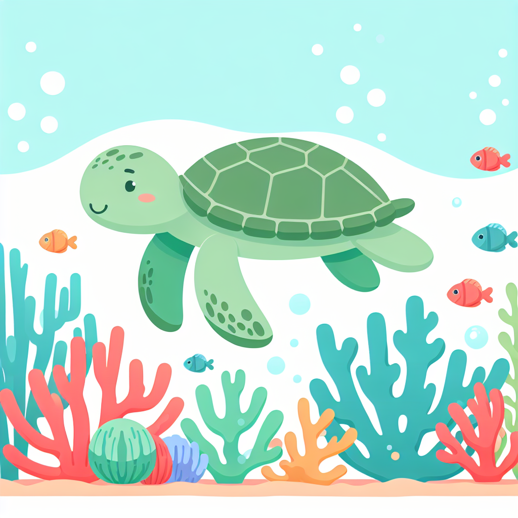 Tiny Turtle's Ocean Journey Diamonded Painting Kits