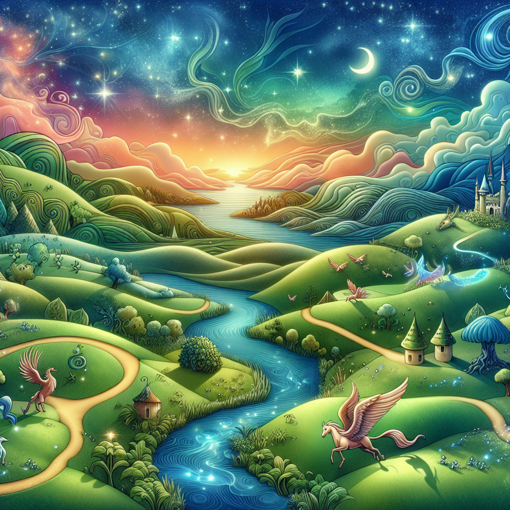 Fantasy Landscape Paint By Diamond