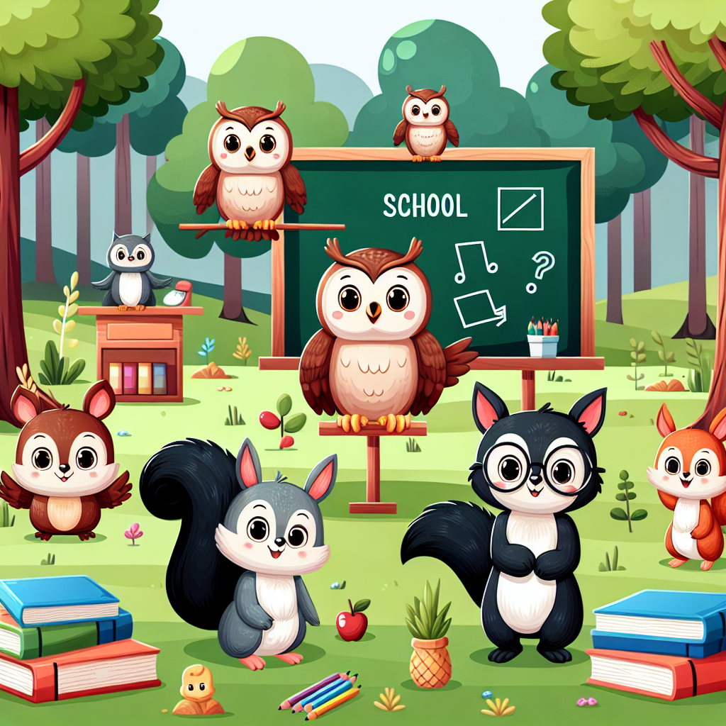 Friendly Forest School Paint By Diamonds Art