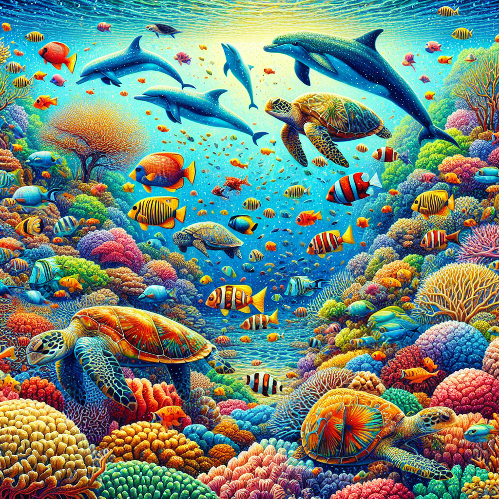 Captivating Ocean Life Painting Diamond Kit