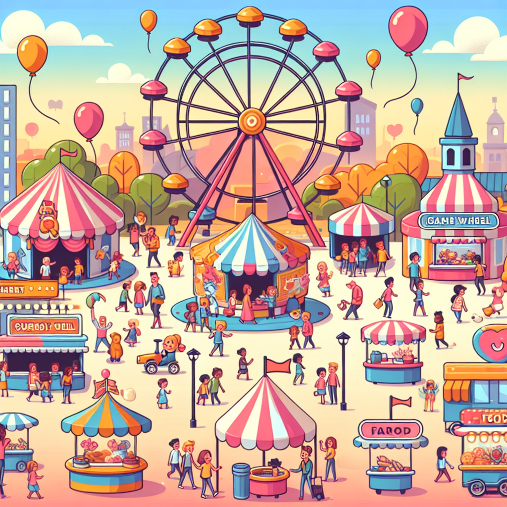 Carnival Fun Fair Paint By Diamonds Kits