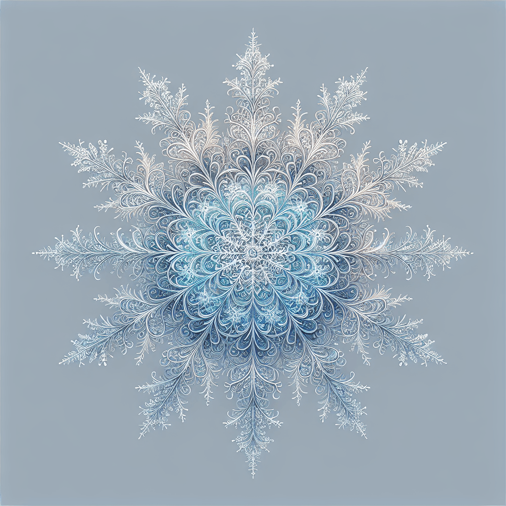 Glistening Snowflake Whimsy Diamonded Painting Kits